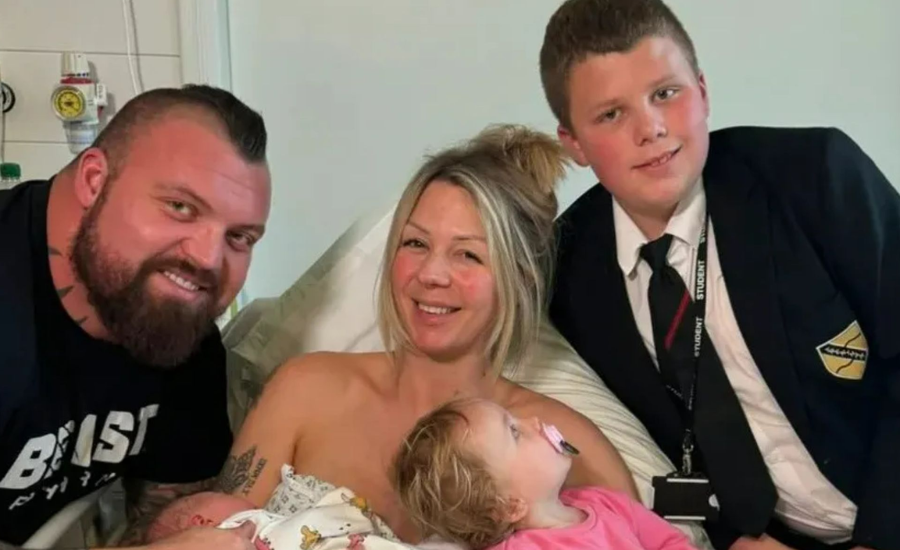 Eddie Hall Family